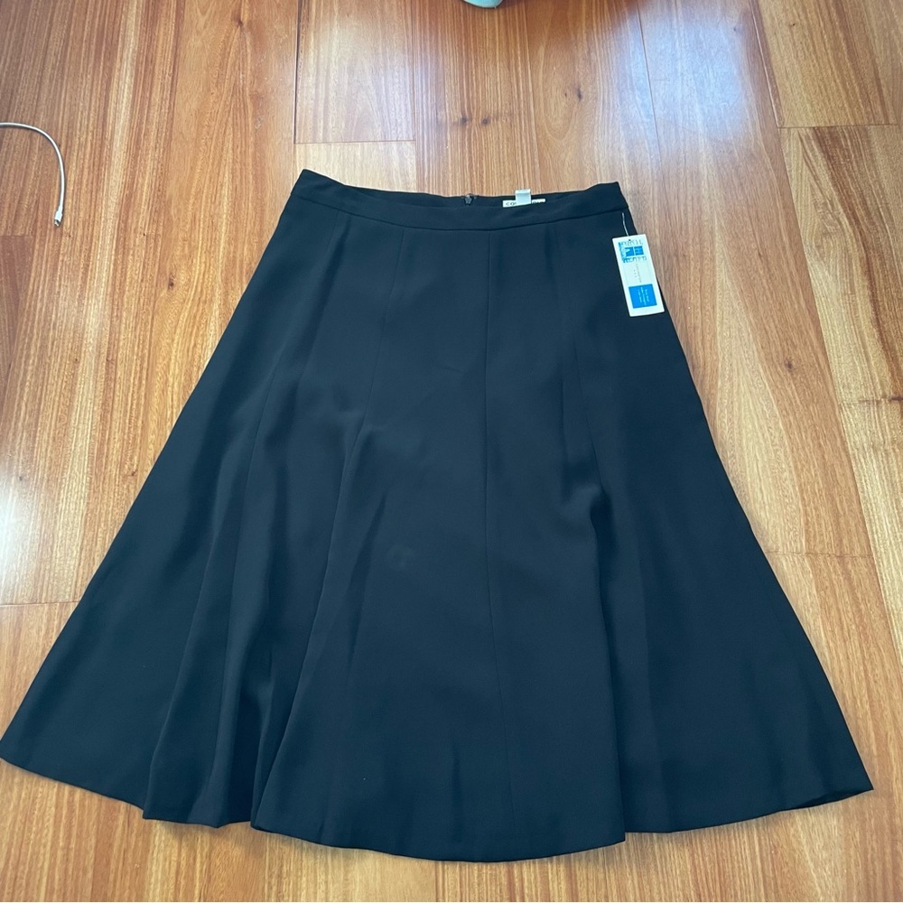 NWT Covington A-Line Skirt in Classic Black